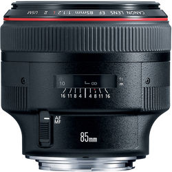 Canon EF 85mm f/1.2L II USM Lens - alternate view