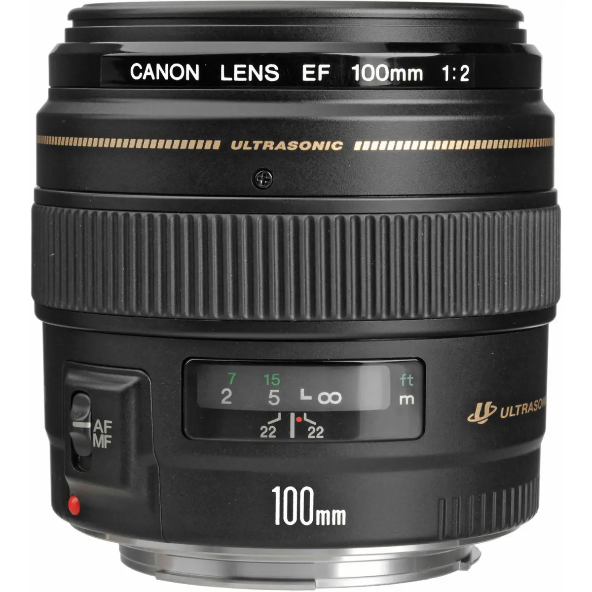 Canon EF 100mm f/2 USM Lens alternate view