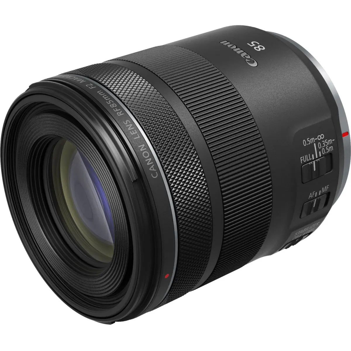 Canon RF 85mm f/2 Macro IS STM Lens alternate view