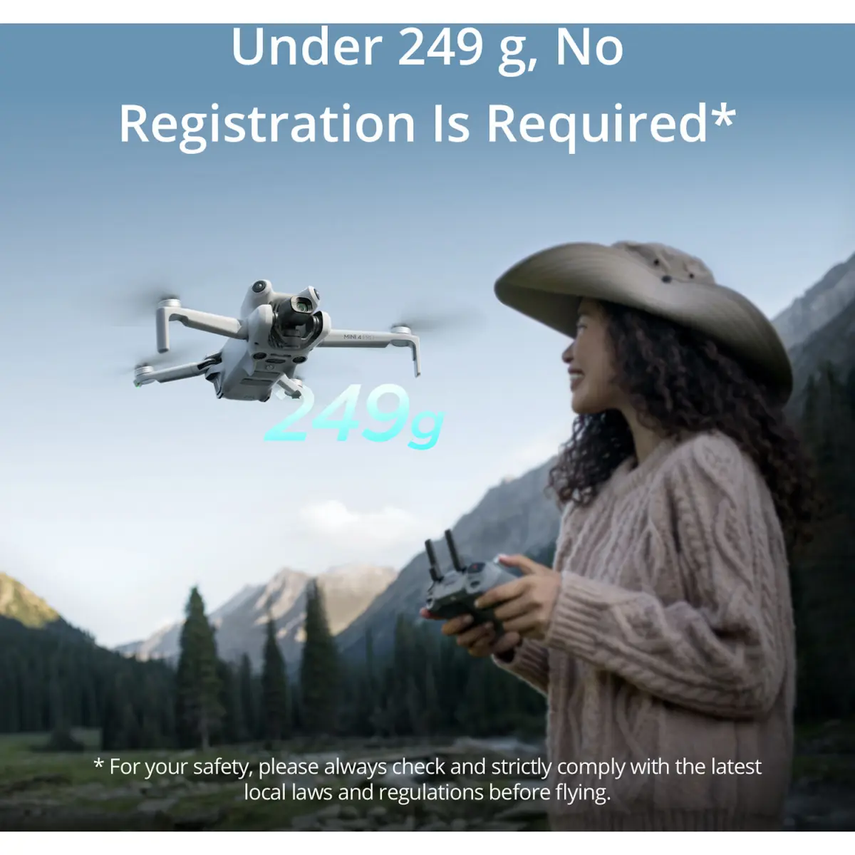 DJI Mini 4 Pro Drone Fly More Combo alternate view