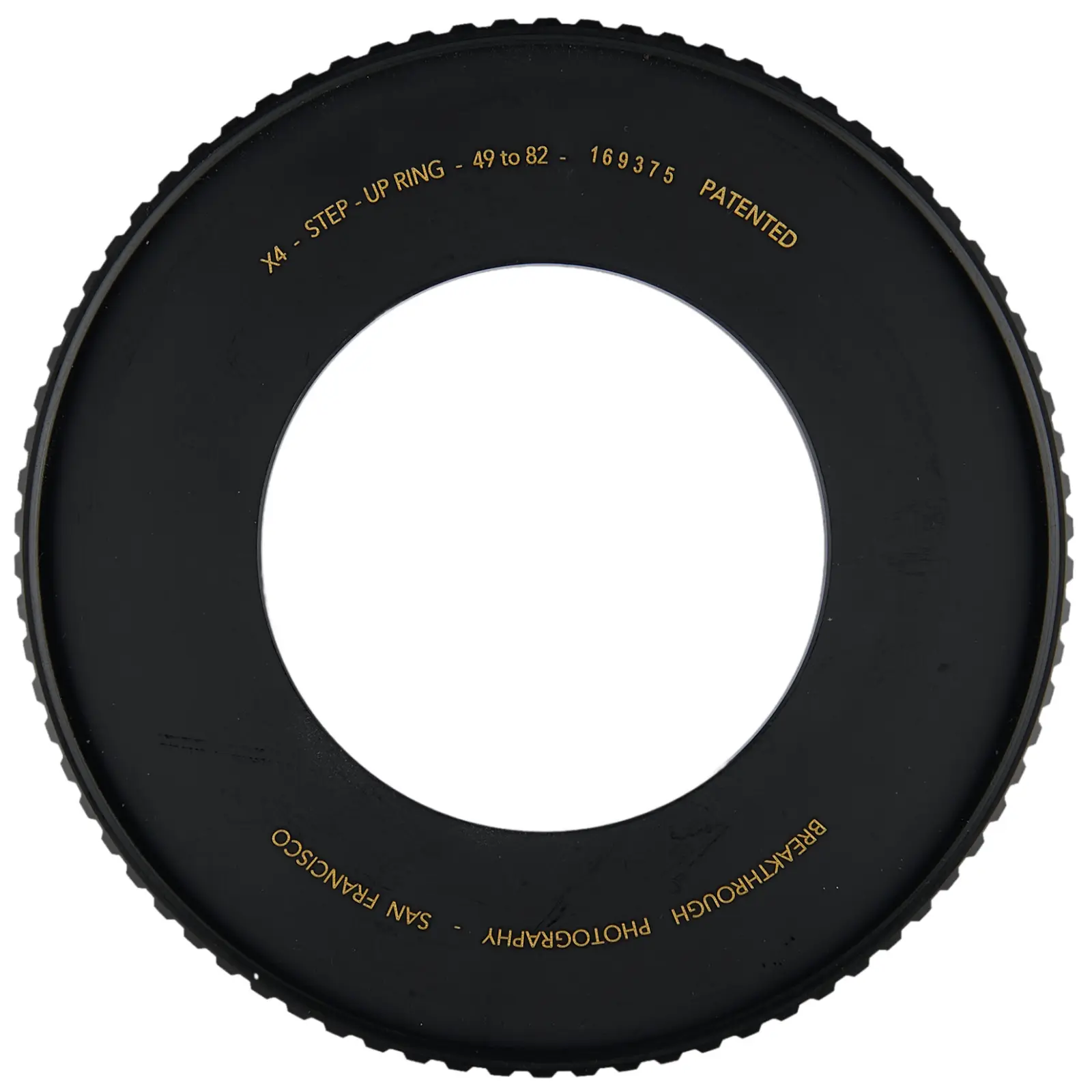 Breakthrough Photography X4 Brass Step-Up Ring (49mm to 82mm)