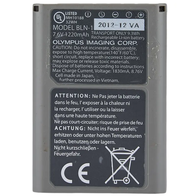 Olympus BLN-1 Rechargeable Lithium-Ion Battery 2