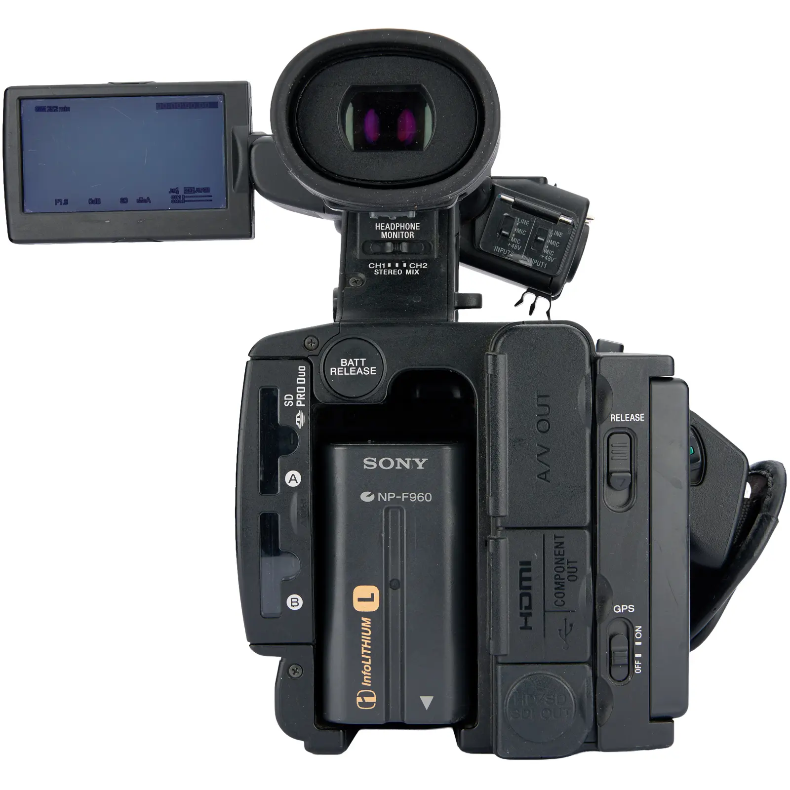 Sony HXR-NX5U NXCAM Professional Camcorder 7