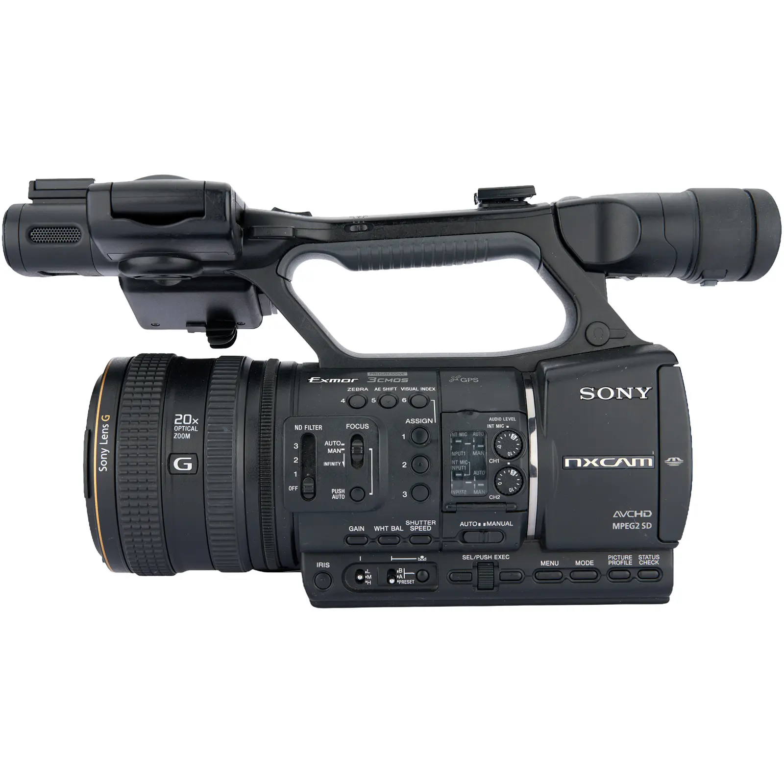 Sony HXR-NX5U NXCAM Professional Camcorder 8