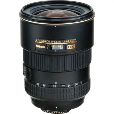 Nikon AF-S DX Zoom-Nikkor 17-55mm f/2.8G IF-ED Lens alternate view