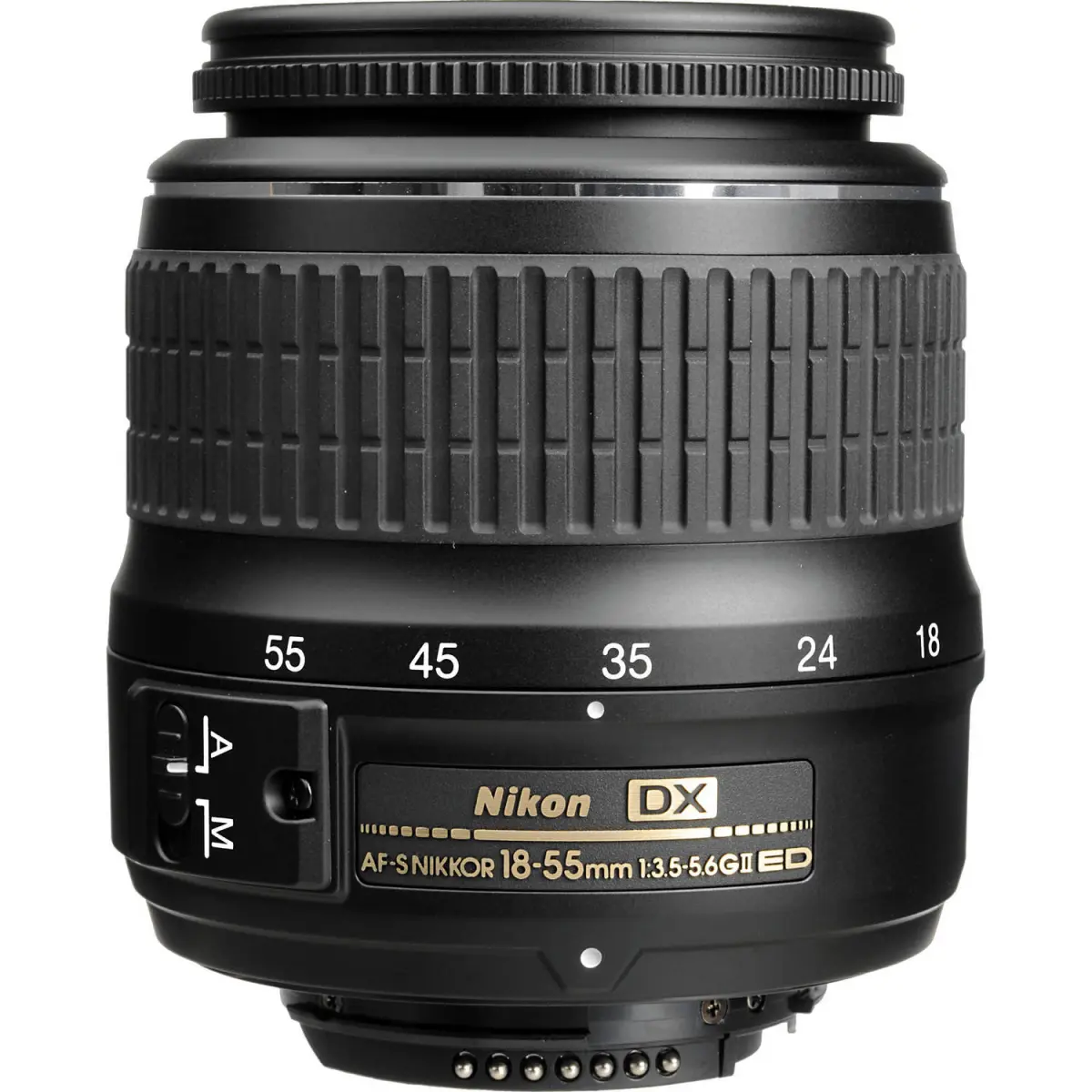 Nikon AF-S DX Zoom-NIKKOR 18-55mm f/3.5-5.6G ED II Lens alternate view