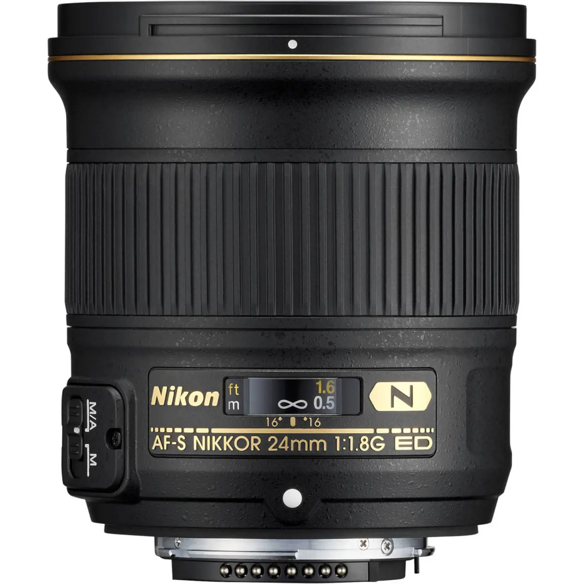 Nikon AF-S Nikkor 24mm f/1.8G ED Lens alternate view
