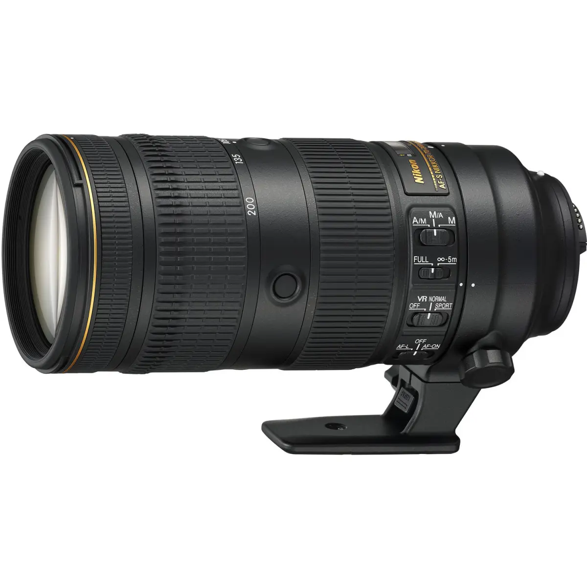 Nikon AF-S NIKKOR 70-200mm f/2.8E FL ED VR Lens alternate view