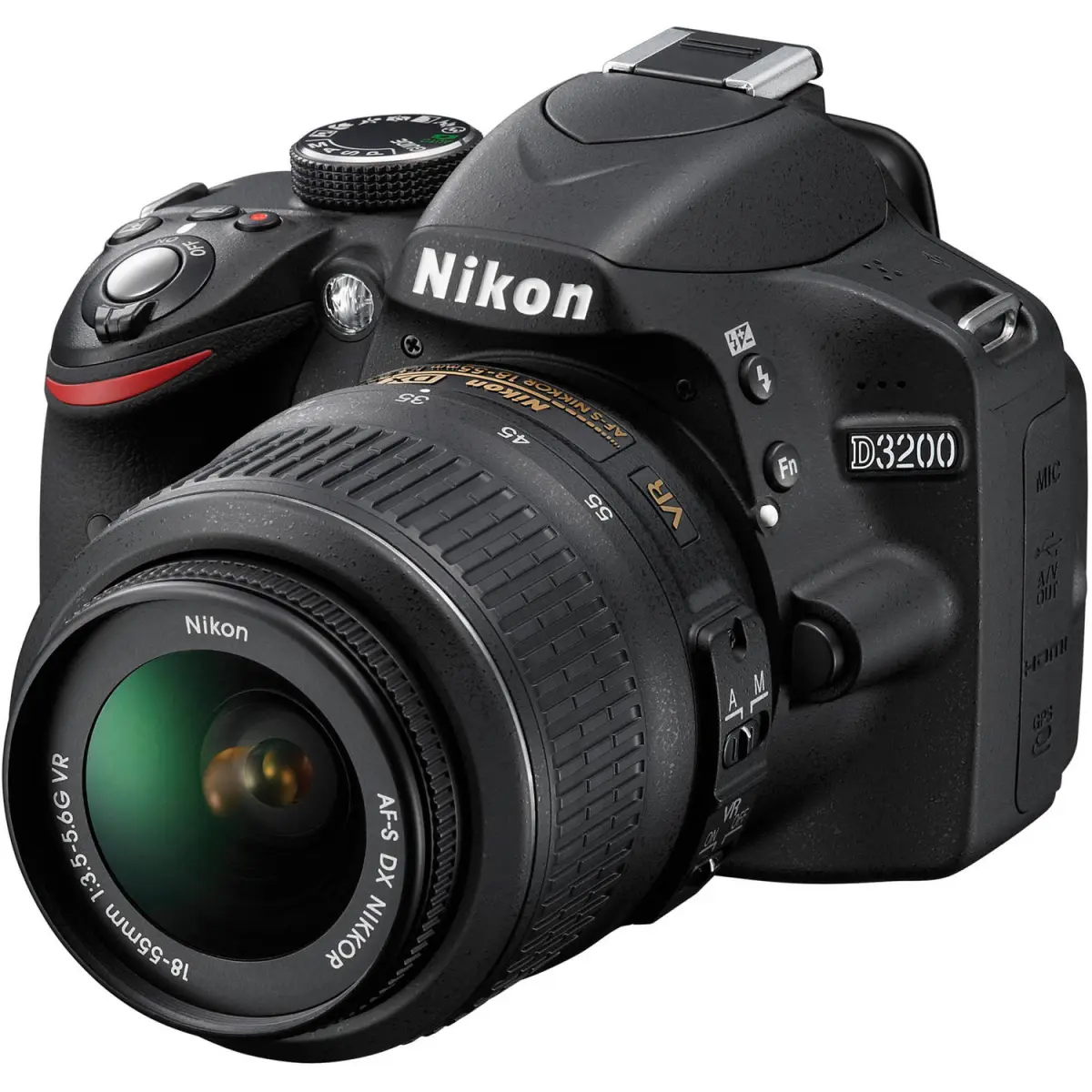 Nikon D3200 DSLR Camera alternate view