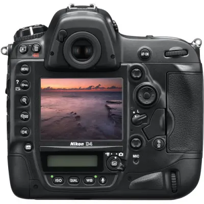 Nikon D4 DSLR Camera alternate view