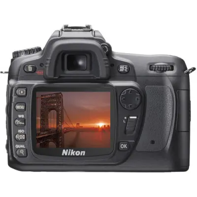 Nikon D80 DSLR Camera alternate view
