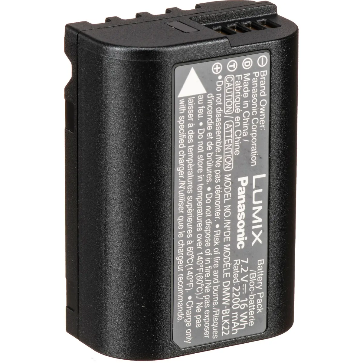 Panasonic DMW-BLK22 Rechargeable Lithium-Ion Battery (7.2V, 2200mAh)