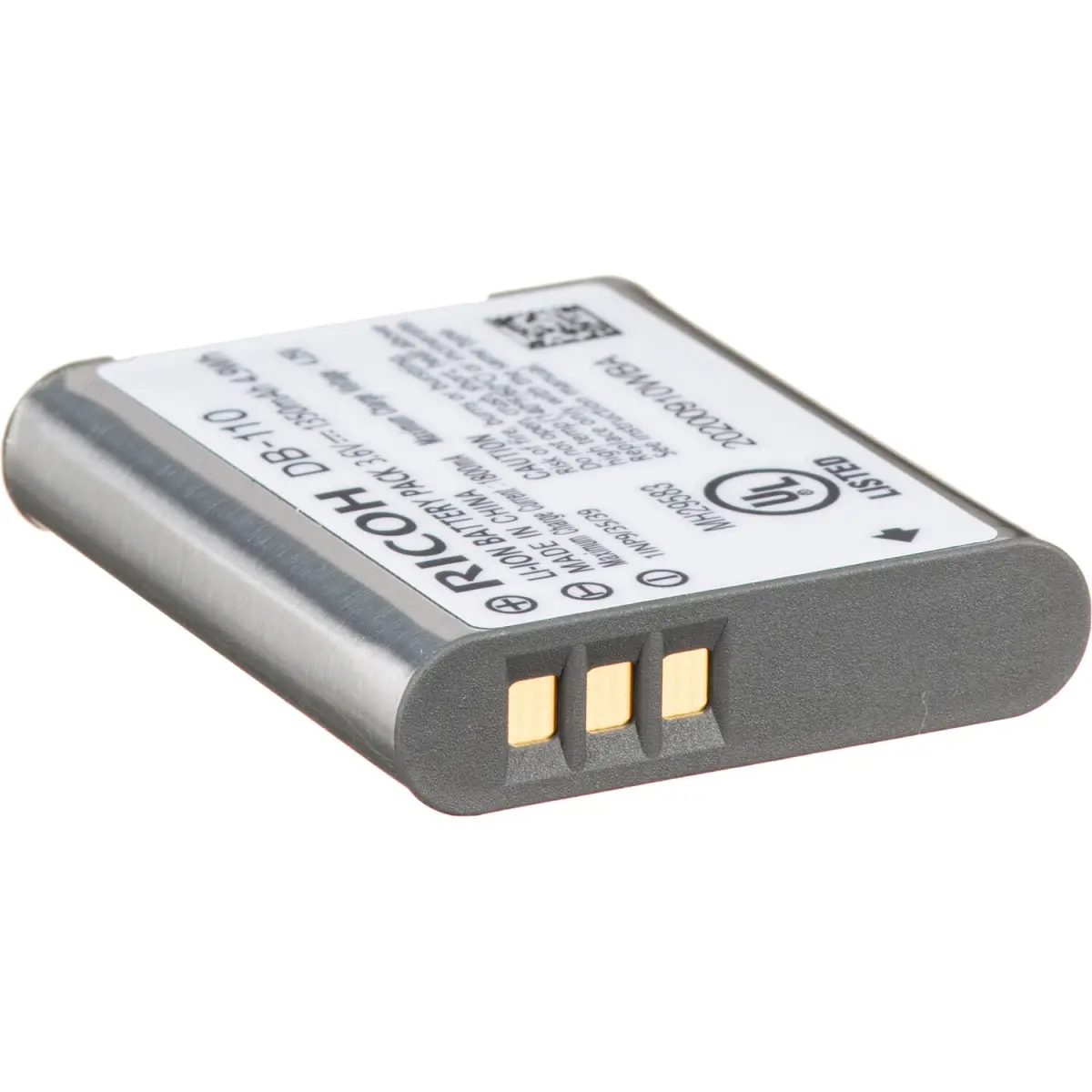 Ricoh DB-110 Rechargeable Lithium-Ion Battery (3.6V, 1350mAh) alternate view