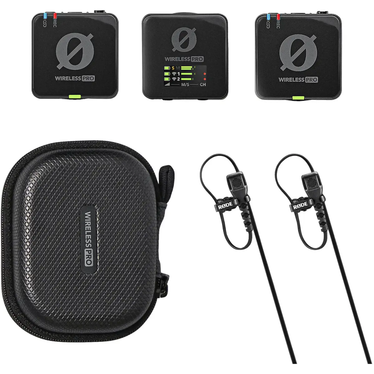 Rode Wireless Pro 2-Person Clip-On Wireless Microphone System/Recorder with Lavaliers (2.4 GHz)