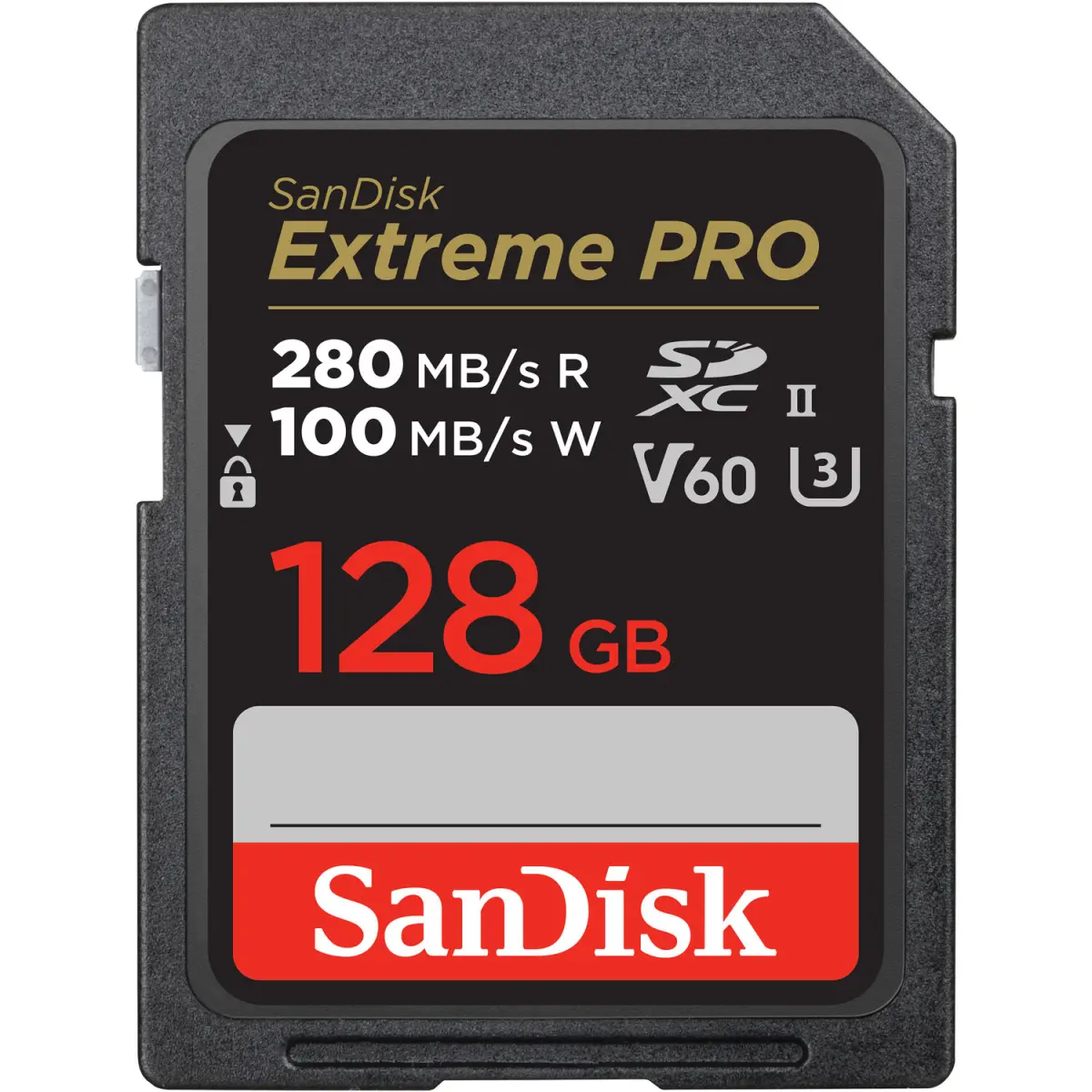 SanDisk 128GB Extreme Pro UHS-II SDXC Memory Card (280 MB/s)