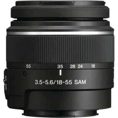 Sony DT 18-55mm f/3.5-5.6 SAM Lens alternate view