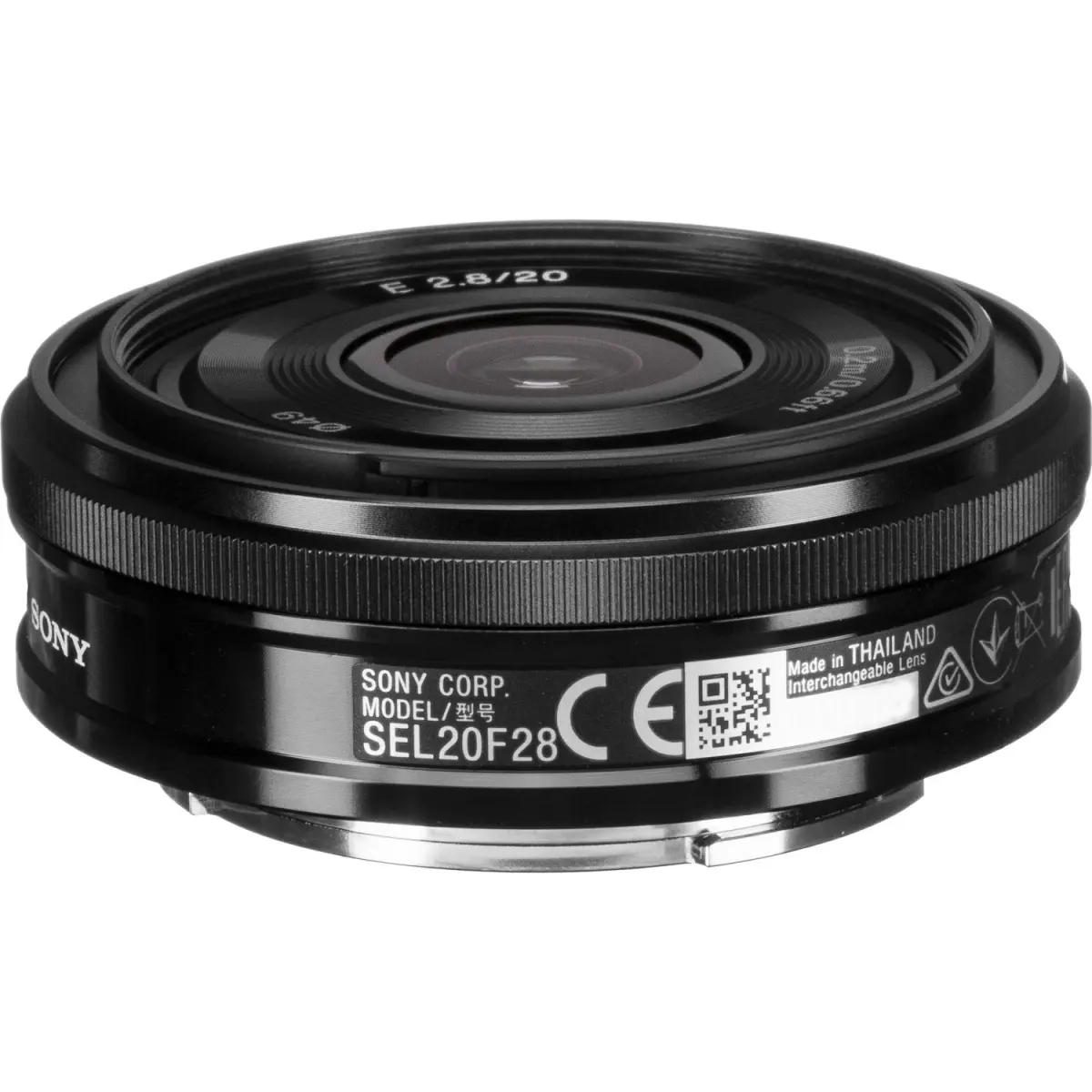 Sony E 20mm f/2.8 Lens alternate view