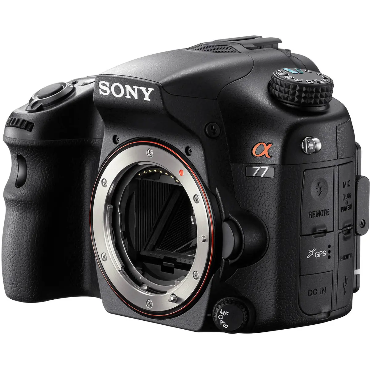 Sony Alpha SLT-A77 DSLR Camera alternate view