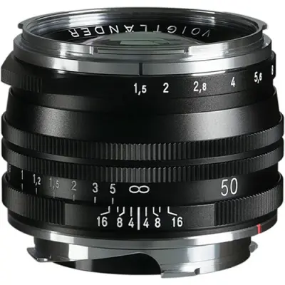 Voigtlander Nokton 50mm f/1.5 Aspherical II MC Lens (Leica M)