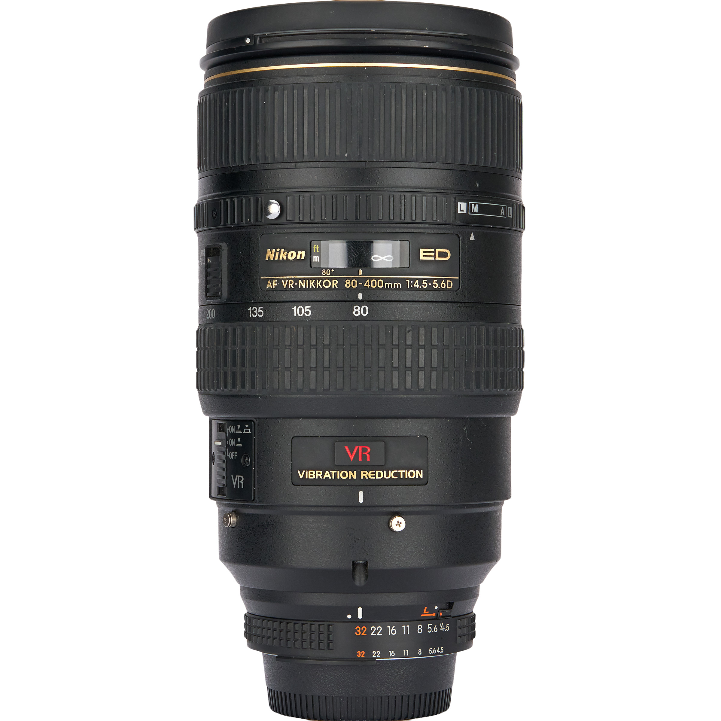 AF VR Zoom-Nikkor 80-400mm f/4.5-5.6D ED Lens - Good