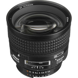 Nikon AF Nikkor 85mm f/1.4D IF Lens - alternate view