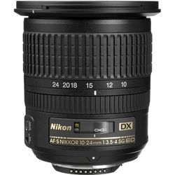 Nikon AF-S DX Nikkor 10-24mm f/3.5-4.5G ED Lens - alternate view