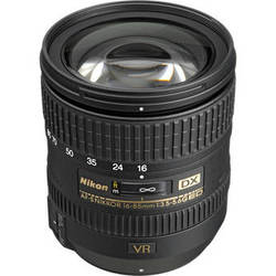 Nikon AF-S DX Nikkor 16-85mm f/3.5-5.6G ED VR Lens