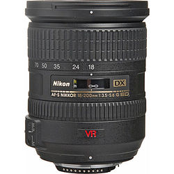 Nikon AF-S DX Nikkor 18-200mm f/3.5-5.6G IF-ED VR Lens - alternate view