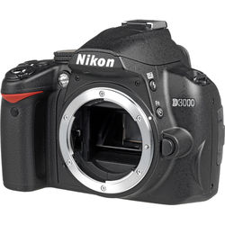 Nikon D3000 DSLR Camera - alternate view
