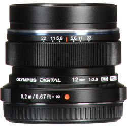 Olympus M.Zuiko Digital ED 12mm f/2 Lens - alternate view