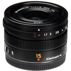 Panasonic Leica DG Summilux 15mm f/1.7 ASPH. Lens - alternate view