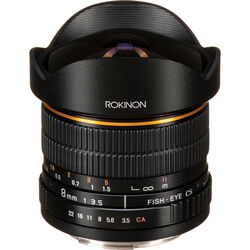Rokinon 8mm f/3.5 Fisheye Lens (Canon EF)