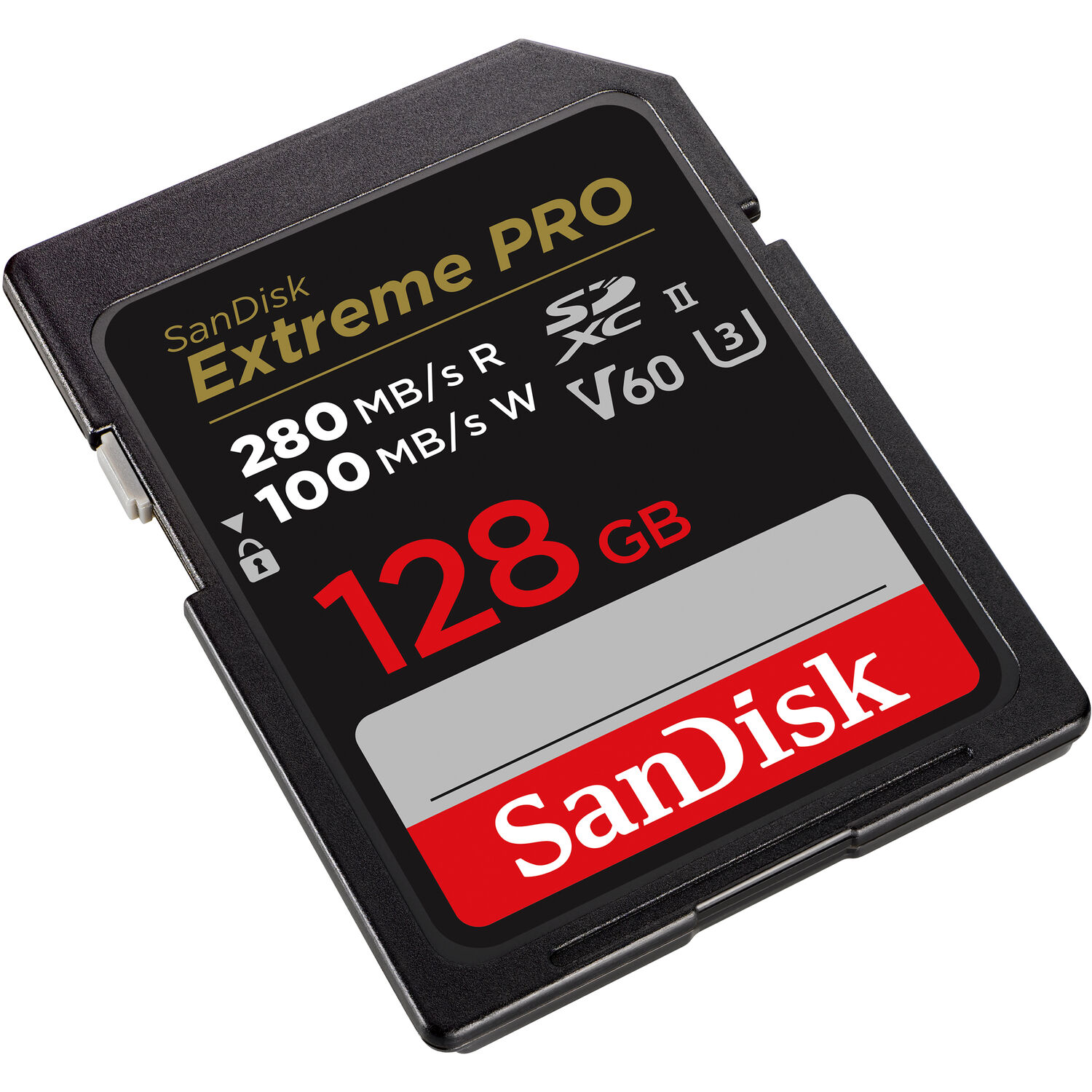 SanDisk 128GB Extreme Pro 280 MB/s UHS-II SDXC alternate view