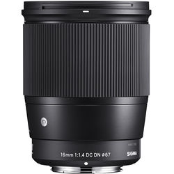 Sigma 16mm f/1.4 DC DN Contemporary Lens (Sony E) - alternate view