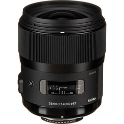 Sigma 35mm f/1.4 DG HSM Art Lens (Nikon F)