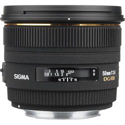 Sigma 50mm f/1.4 EX DG HSM Lens (Canon EF) - alternate view