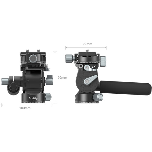 SmallRig Lightweight Fluid Video Head 3457B alternate view