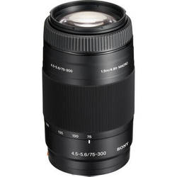 Sony 75-300mm f/4.5-5.6 Alpha A-Mount Telephoto Zoom Lens