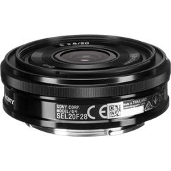Sony E 20mm f/2.8 Lens - alternate view