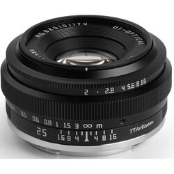 TTArtisan 25mm f/2 Lens (Fujifilm X) - alternate view